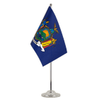 New York Satin Tischflagge 15 x 22 cm