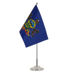 Pennsylvania Satin Tischflagge 15 x 22 cm