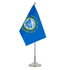 South Dakota Satin Tischflagge 15 x 22 cm