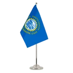 Satin Tischflagge South Dakota 15 x 22 cm