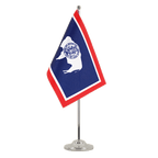Wyoming Satin Tischflagge 15 x 22 cm