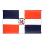 Dominikanische Republik Bannerfahne 90 x 150 cm, Querformat