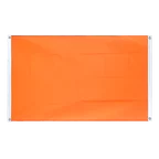 Orange Bannerfahne 90 x 150 cm, Querformat