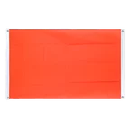 Rote Bannerfahne 90 x 150 cm, Querformat