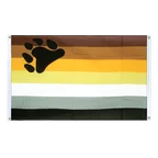 Bannière Gay Pride Bear 90 x 150 cm, paysage
