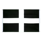 St. Piran Cornwall Bannerfahne 90 x 150 cm, Querformat