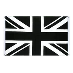 Union Jack Schwarz Bannerfahne 90 x 150 cm, Querformat