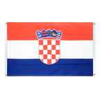 Kroatien Bannerfahne 90 x 150 cm, Querformat