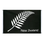 New Zealand feather all blacks Banner Flag 3x5 ft, landscape