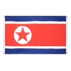 Nordkorea Bannerfahne 90 x 150 cm, Querformat