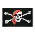 Pirate avec foulard Bannière 90 x 150 cm, paysage