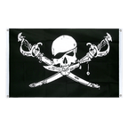 Pirate avec sabre Bannière 90 x 150 cm, paysage
