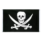 Bannière Pirate avec deux épées 90 x 150 cm, paysage