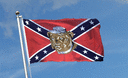 USA Südstaaten Bulldogge - Flagge 90 x 150 cm