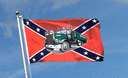 USA Südstaaten Truck - Flagge 90 x 150 cm
