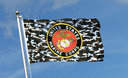 USA Etats-Unis US Marine Corps Camouflage - Drapeau 90 x 150 cm