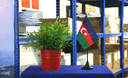 Aserbaidschan - Tischflagge 10 x 15 cm
