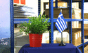 Grèce - Mini drapeau de table 10 x 15 cm