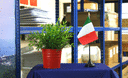 Italie - Mini drapeau de table 10 x 15 cm