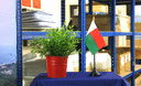 Madagascar - Mini drapeau de table 10 x 15 cm