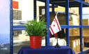 Nordzypern - Tischflagge 10 x 15 cm