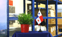 Panama - Tischflagge 10 x 15 cm