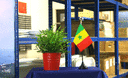 Sénégal - Mini drapeau de table 10 x 15 cm