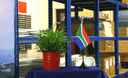 Südafrika - Tischflagge 10 x 15 cm