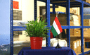 Hongrie - Mini drapeau de table 10 x 15 cm