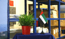 Vereinigte Arabische Emirate - Tischflagge 10 x 15 cm