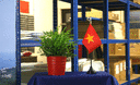 Viêt Nam Vietnam - Mini drapeau de table 10 x 15 cm
