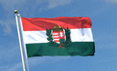 Ungarn mit Wappen - Flagge 90 x 150 cm