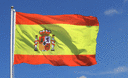 Spanien mit Wappen Flagge 150 x 250 cm