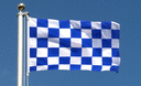 Kariert Blau-Weiß - Flagge 60 x 90 cm