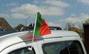Portugal - Autofahne 30 x 40 cm