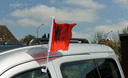Albanien - Autofahne 30 x 40 cm