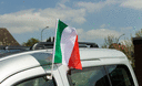 Italie - Drapeau pour voiture 30 x 40 cm