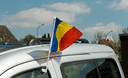 Rumänien - Autofahne 30 x 40 cm
