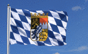 Bayern mit Wappen - Flagge 150 x 250 cm