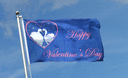 Happy Valentines Day - Drapeau 90 x 150 cm