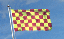 Checkered Purple-Yellow - 3x5 ft Flag
