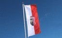 Oberösterreich - Hochformat Flagge 80 x 200 cm