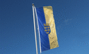 Niederösterreich - Hochformat Flagge 80 x 200 cm
