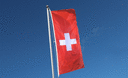 Schweiz - Hochformat Flagge 80 x 200 cm