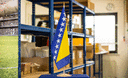 Bosnien Herzegowina Große Tischflagge 30 x 45 cm