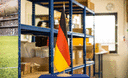 Allemagne - Grand drapeau de table 30 x 45 cm, bois