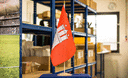 Hamburg - Large Table Flag 12x18", wooden