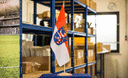 Hesse - Grand drapeau de table 30 x 45 cm, bois