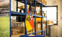 Saarland - Große Tischflagge 30 x 45 cm