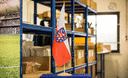 Thüringen - Große Tischflagge 30 x 45 cm